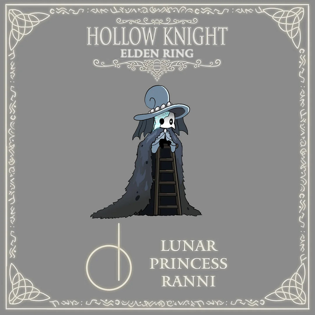 太強了！大佬繪製《空洞騎士》版《艾爾登法環》Boss