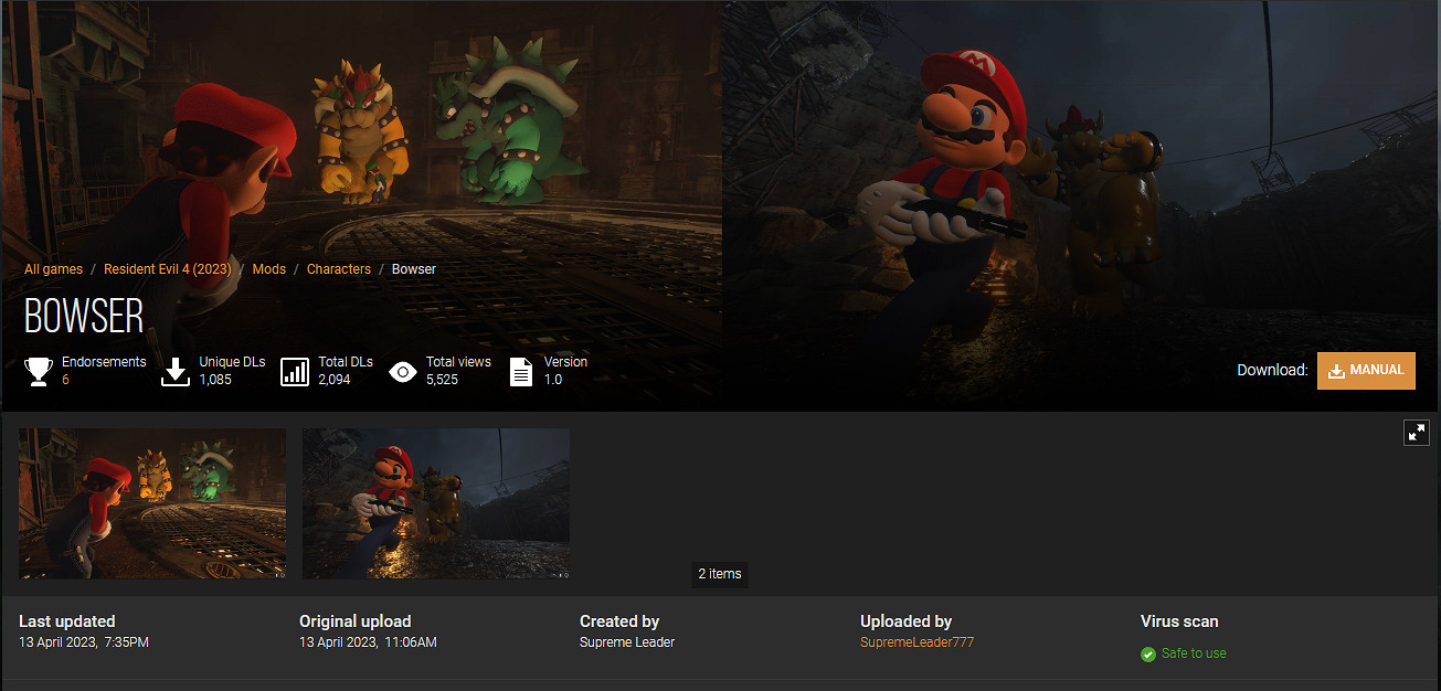 大神製作多個MOD將《生化4重製版》變成瑪利歐遊戲！