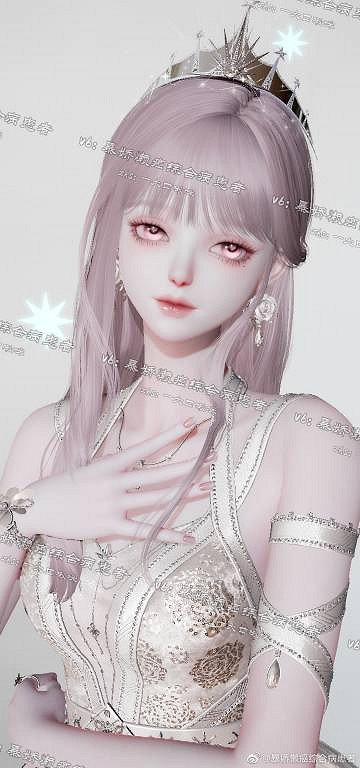 《以閃亮之名》粉公主 粉公主官方捏臉資料id