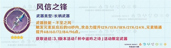 《原神》活動四星武器搭配分享  活動武器適合給誰？