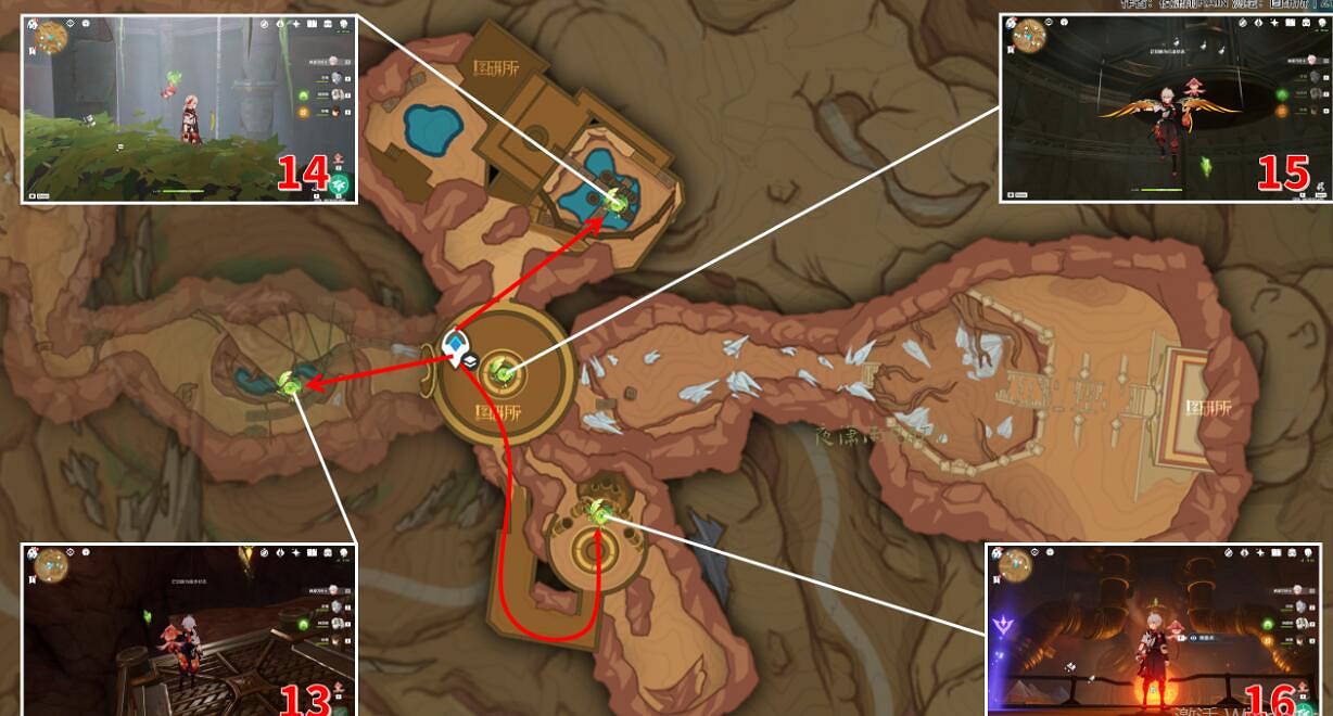 《原神》3.6草神瞳有多少個 3.6蒼漠囿土全草神瞳分布位置