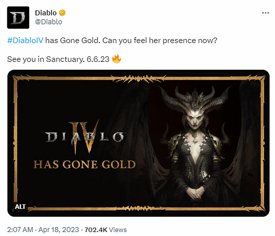 早報：《暗黑4》官宣送廠壓盤 《戰神5》密鑰促銷