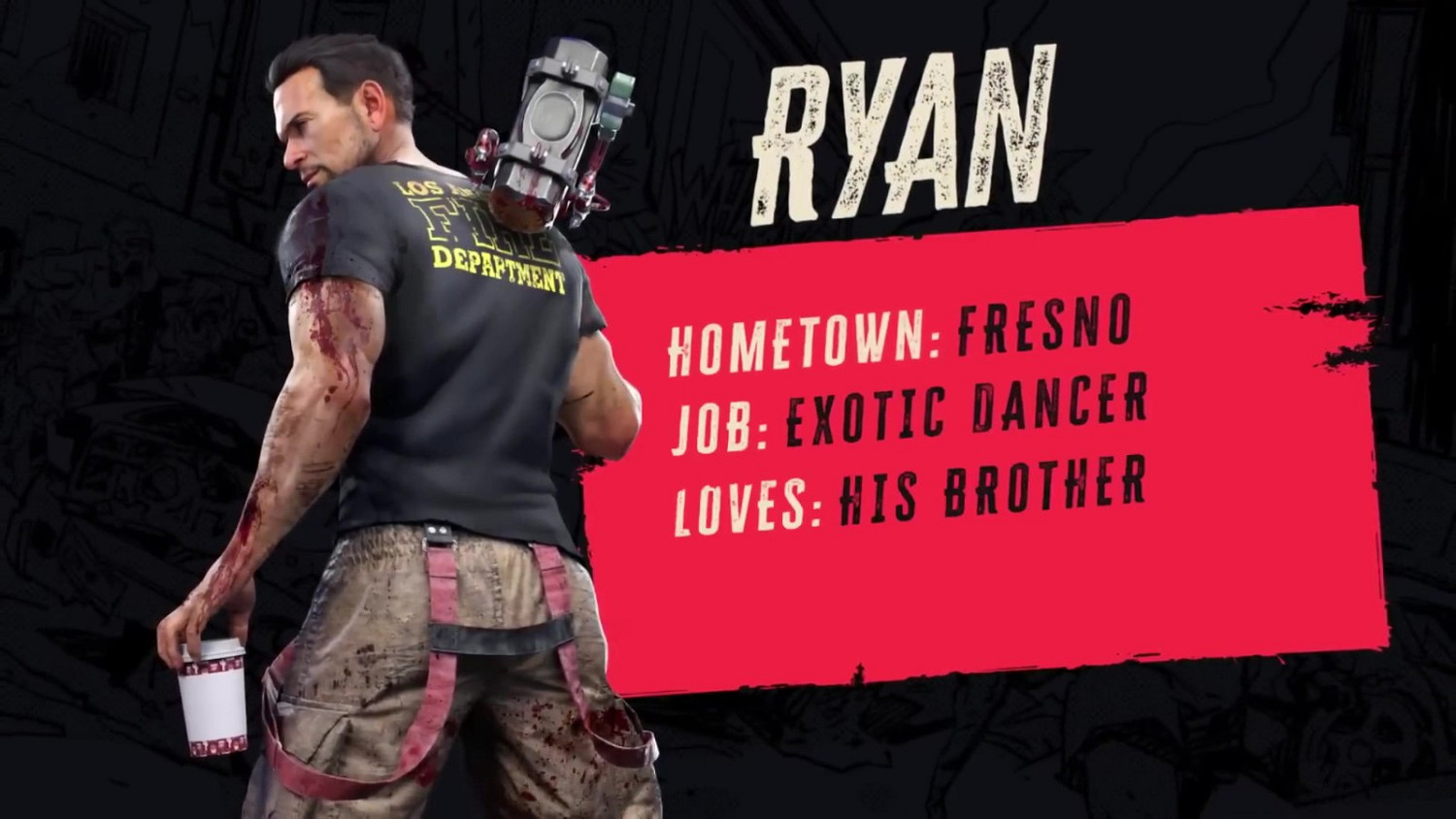 《死亡島2》簡短預告片展示可玩角色瑞恩 《死亡島2》簡短預告片展示可玩角色瑞恩