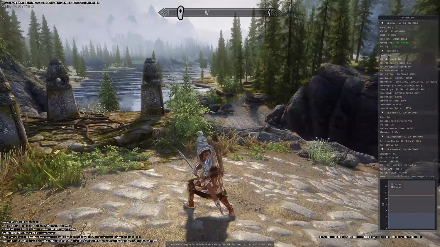 幀數直接翻倍！大神用MOD讓《上古卷軸5》啟用DLSS 3!