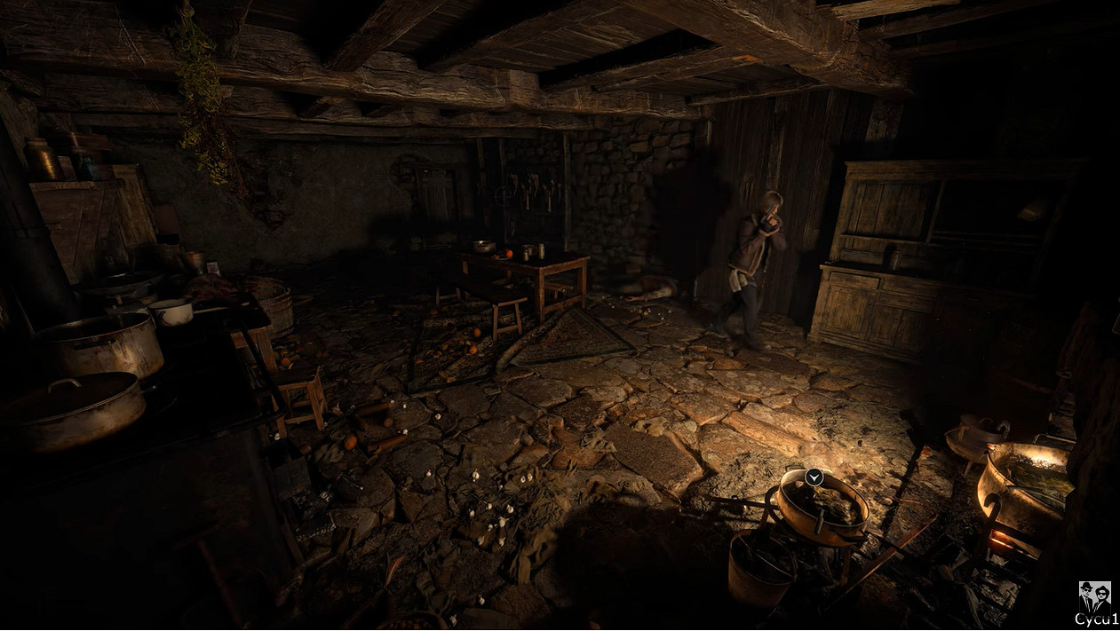 回歸系列舊味道！《惡靈古堡4重製版》固定攝像頭展示