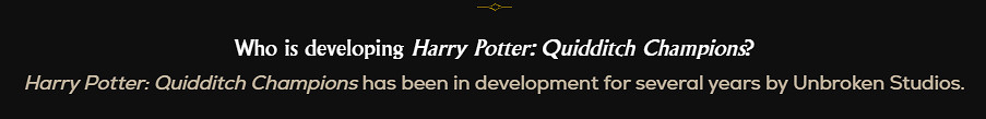 《魁地奇冠軍》由《自殺突擊隊》開發商負責 已開發多年 《魁地奇冠軍》由《自殺突擊隊》開發商負責 已開發多年