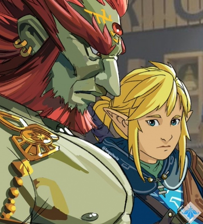 蓋儂不愧是大反派，連發售前裝逼的機會都不給林克留