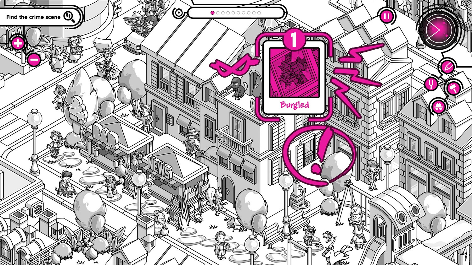 調查和時間探索遊戲《犯罪時刻》7月1日發售 登陸Switch及PC