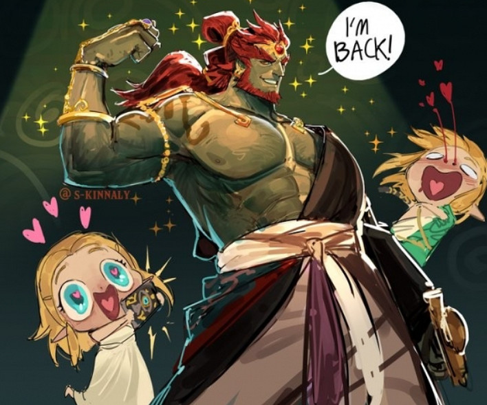 蓋儂不愧是大反派，連發售前裝逼的機會都不給林克留