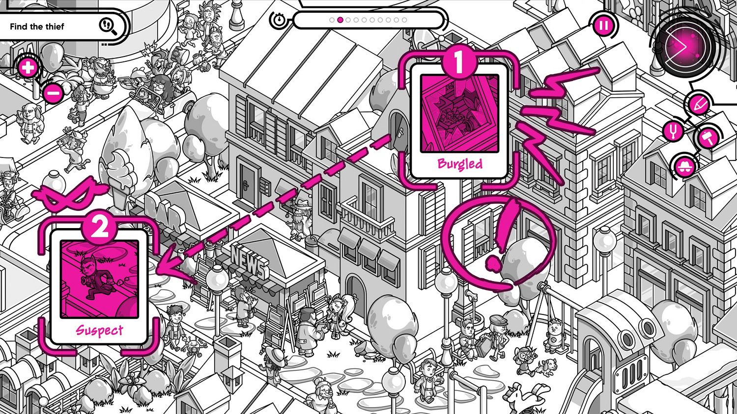 調查和時間探索遊戲《犯罪時刻》7月1日發售 登陸Switch及PC