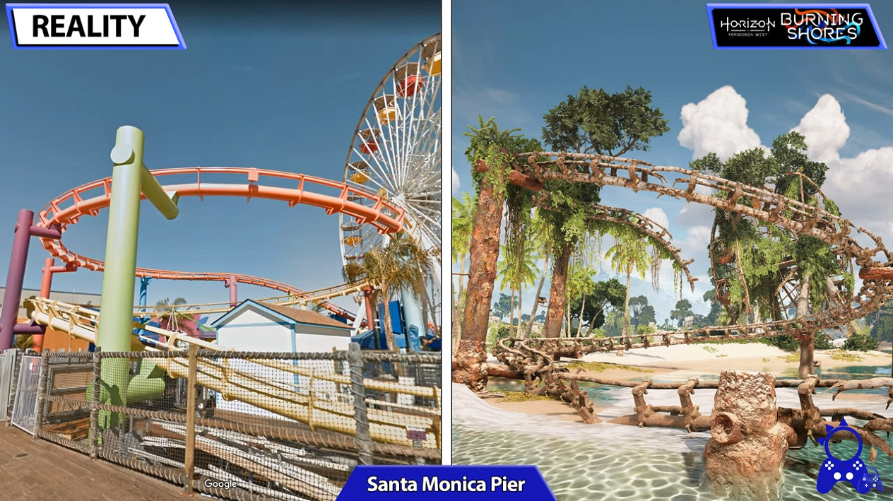 《地平線:西域禁地》DLC“炙炎海岸”遊戲與現實對比 《地平線:西域禁地》DLC“炙炎海岸”遊戲與現實對比