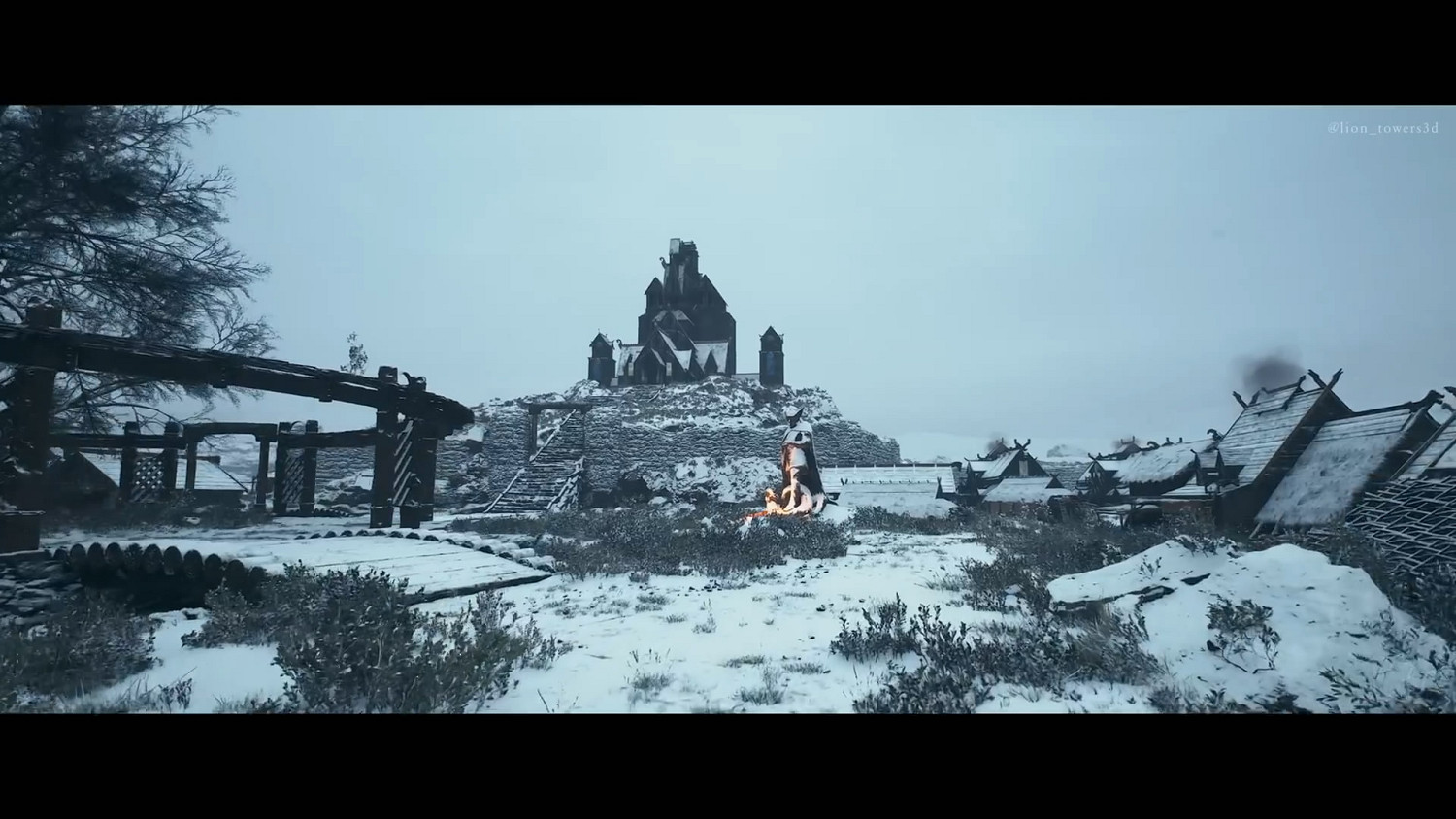 有《上古卷軸6》那味了!虛幻5重製《上古卷軸5》雪漫城 有《上古卷軸6》那味了!虛幻5重製《上古卷軸5》雪漫城