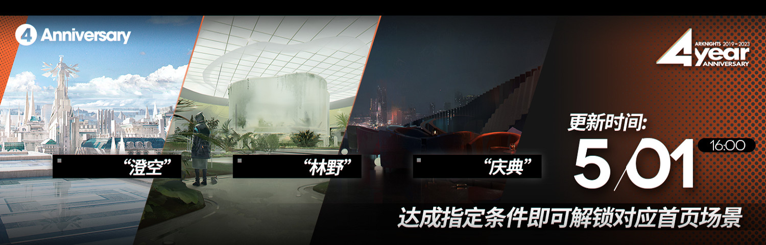 《明日方舟》四周年活動一覽 4周年活動玩法獎勵 《明日方舟》四周年活動一覽 4周年活動玩法獎勵