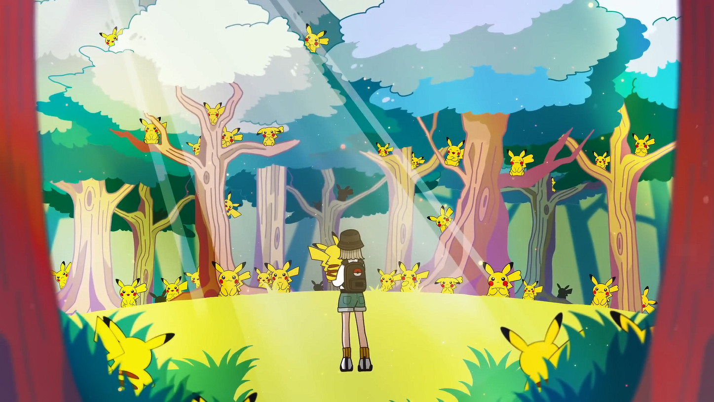 《寶可夢》“眨眨發光的皮卡丘”活動動畫短片公開