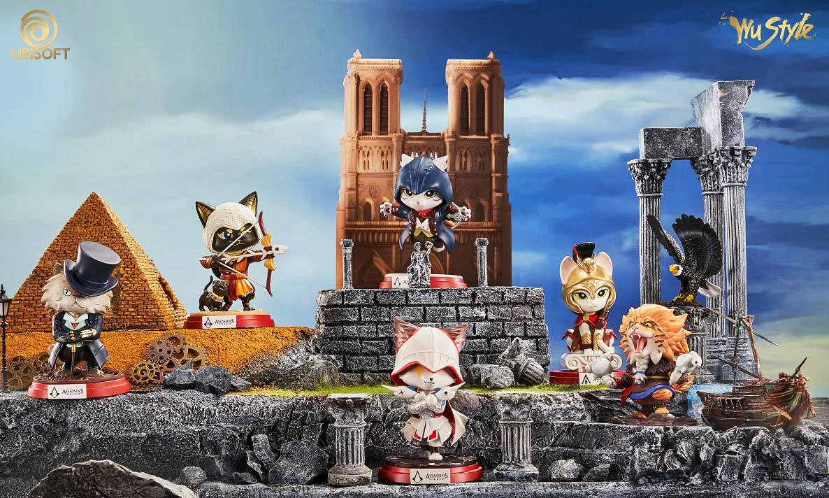 《刺客喵條》喵喵刺客來襲 WUSTYLE潮玩收藏手辦V4