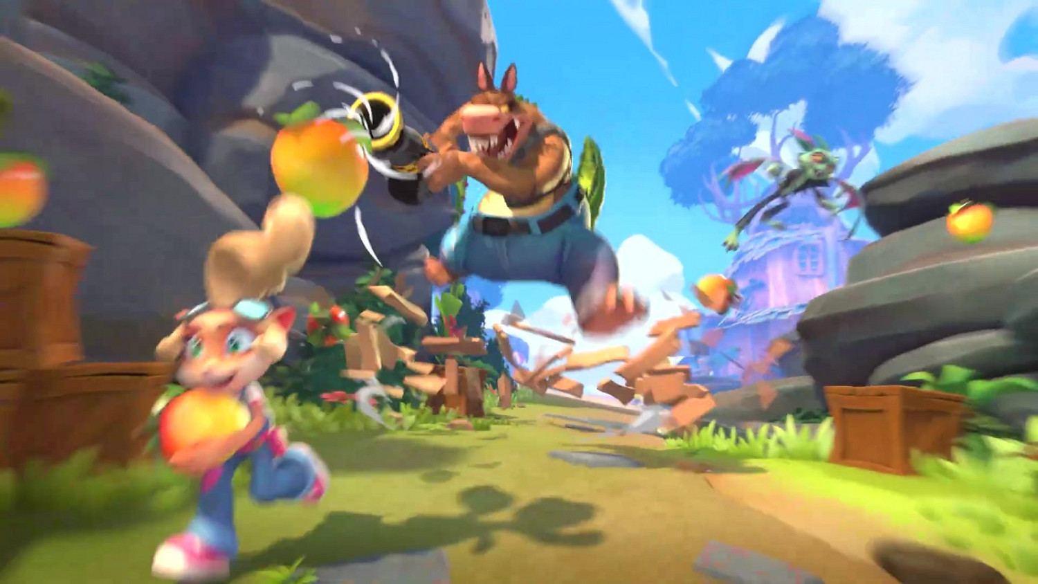 4v4新作《袋狼大進擊團隊大亂鬥》宣傳介紹影片公布！