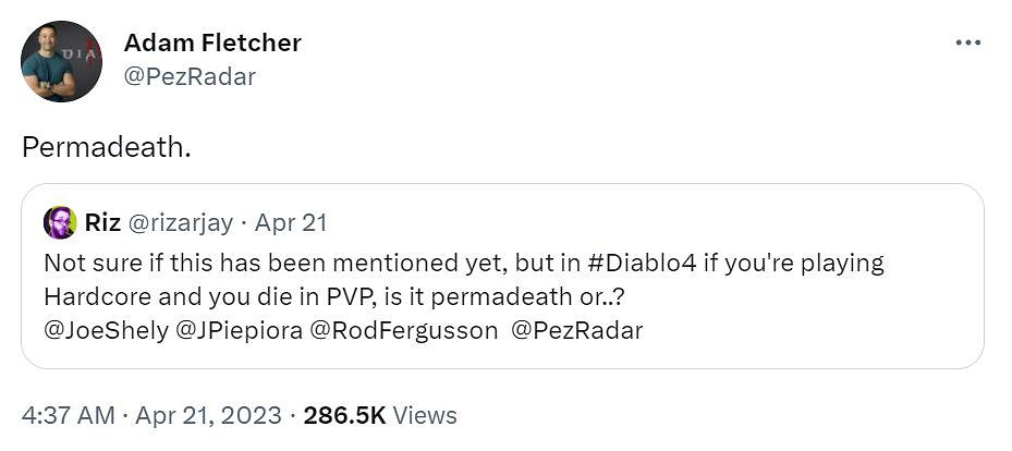 PvP死了直接刪角色！《暗黑4》&quot;硬核模式&quot;真的很硬核