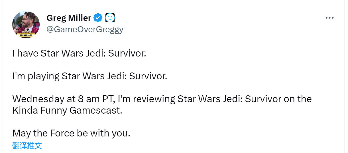 《星際大戰絕地:倖存者》媒體評分26號晚上11點解禁 《星際大戰絕地:倖存者》媒體評分26號晚上11點解禁