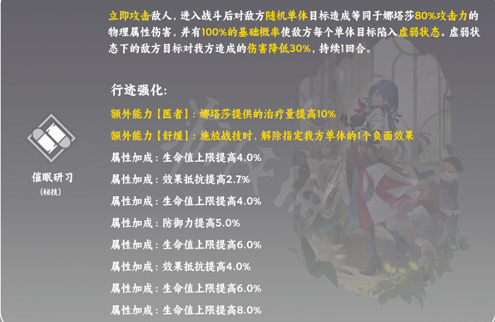 《崩壞星穹鐵道》娜塔莎技能 娜塔莎天賦加點推薦 《崩壞星穹鐵道》娜塔莎技能 娜塔莎天賦加點推薦