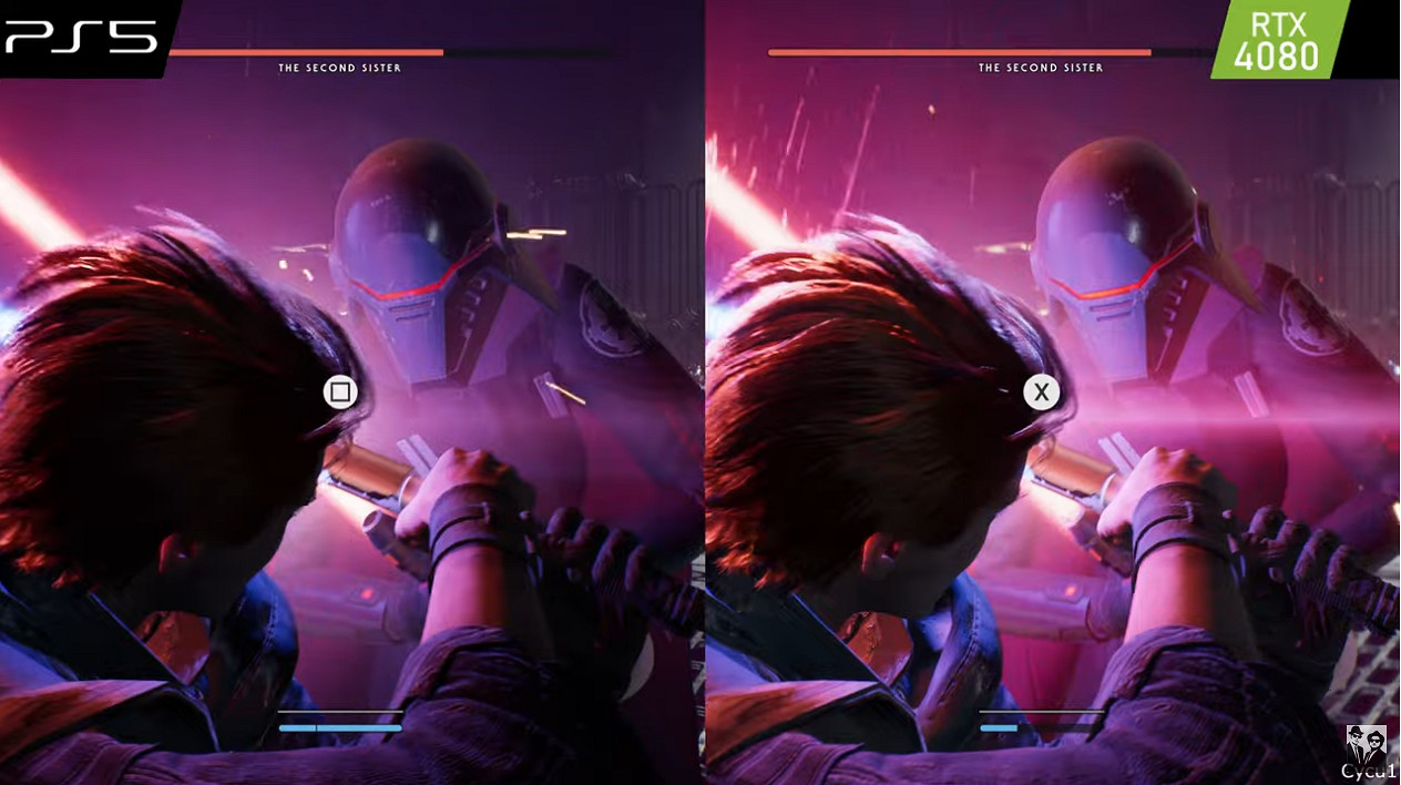 《星際大戰絕地:倖存者》PS5與RTX4080 圖像對比 《星際大戰絕地:倖存者》PS5與RTX4080 圖像對比