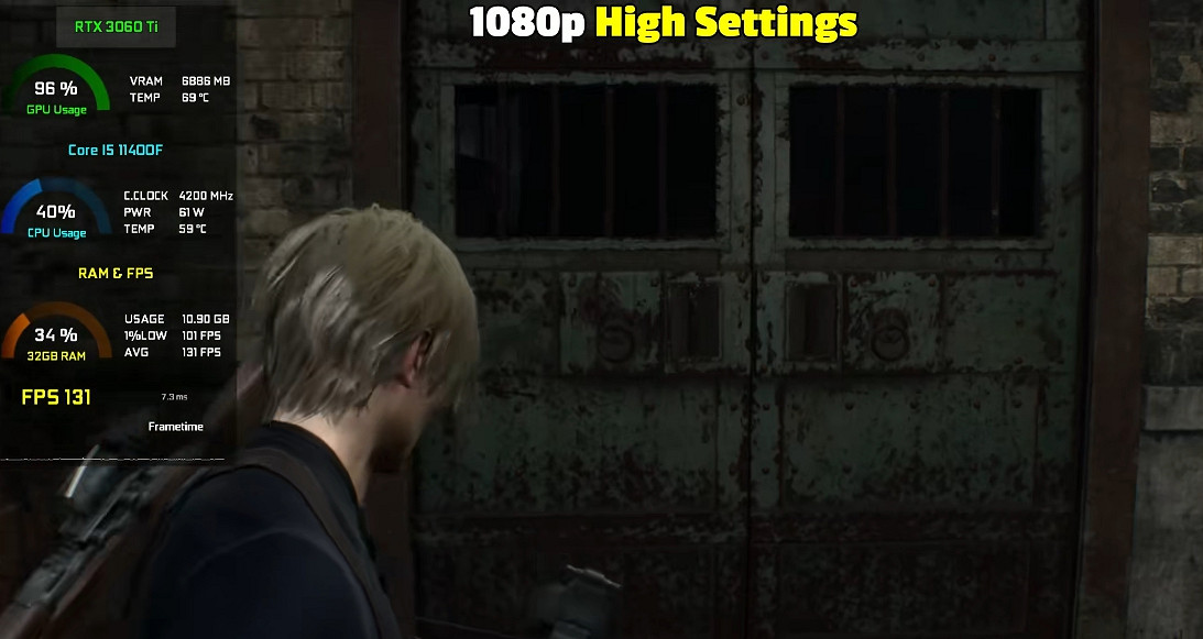 《惡靈古堡4重製版》3060ti畫面設定推薦