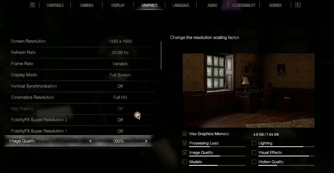 《惡靈古堡4重製版》3060ti畫面設定推薦