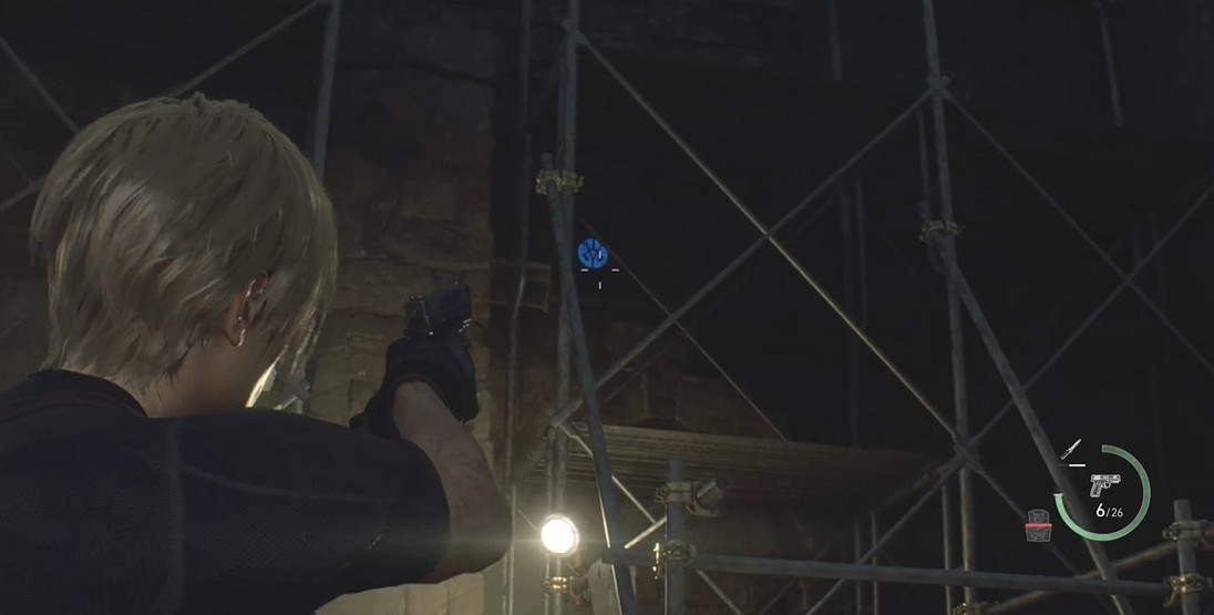 《惡靈古堡4重製版》15章藍色徽章位置