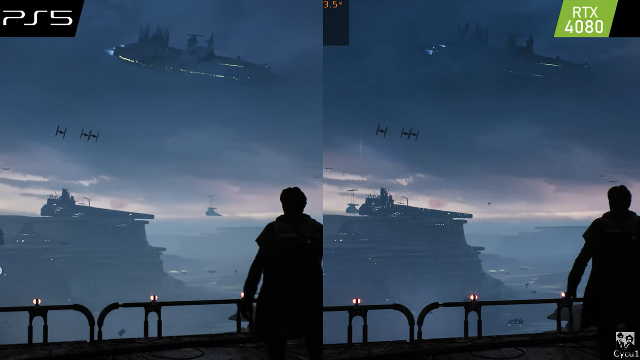 《星際大戰絕地:倖存者》PS5與RTX4080 圖像對比 《星際大戰絕地:倖存者》PS5與RTX4080 圖像對比
