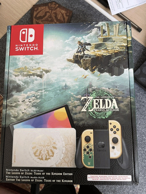 《塞爾達王國之淚》限定NS已上市！玩家分享實拍照