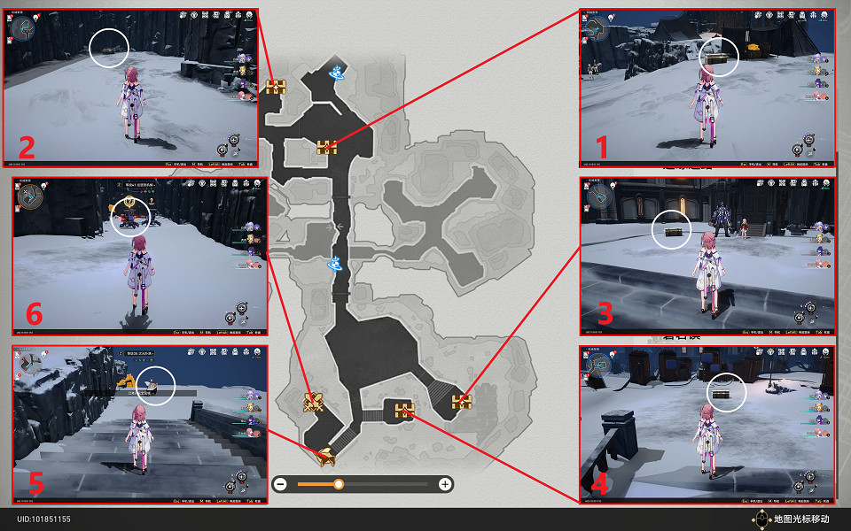 《崩壞星穹鐵道》雅利洛寶箱全收集 雅利洛Ⅵ寶箱分布一覽