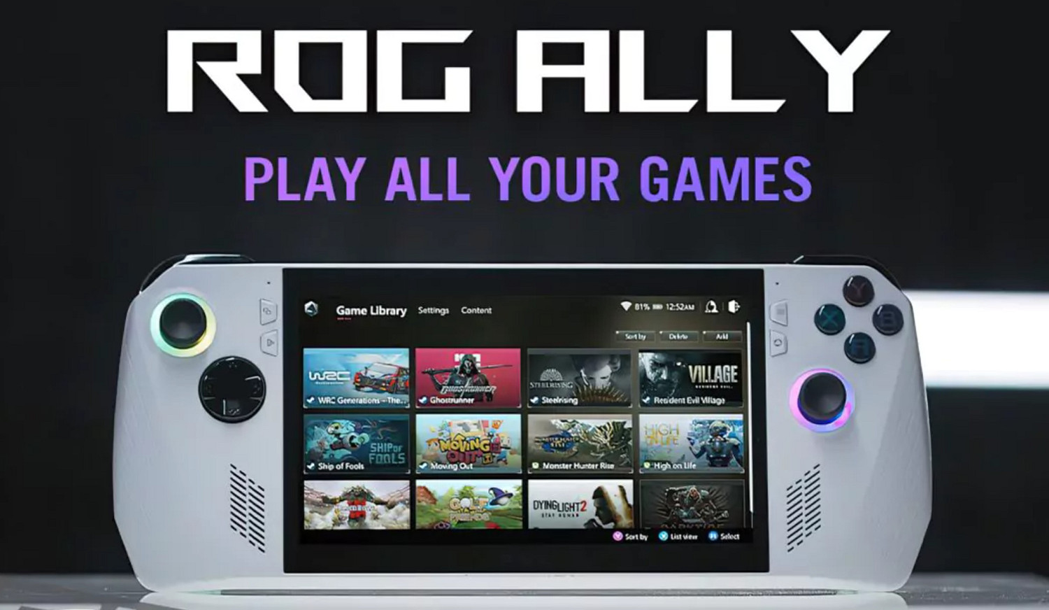 傳華碩遊戲掌機ROG Ally起售價599美元 傳華碩遊戲掌機ROG Ally起售價599美元