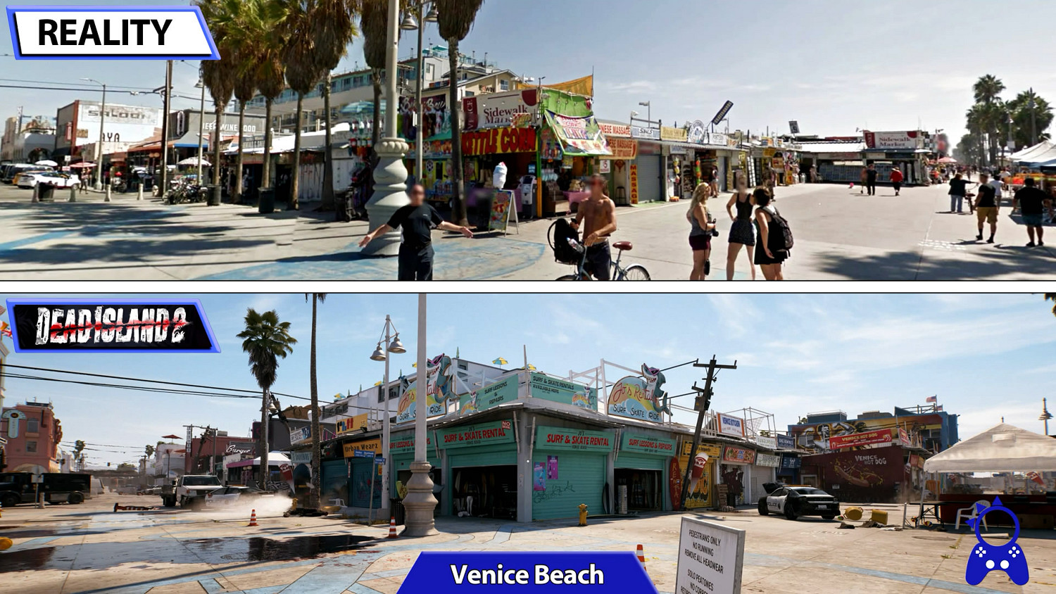 傻傻分不清楚!《死亡島2》遊戲環境 VS 現實世界地點 傻傻分不清楚!《死亡島2》遊戲環境 VS 現實世界地點