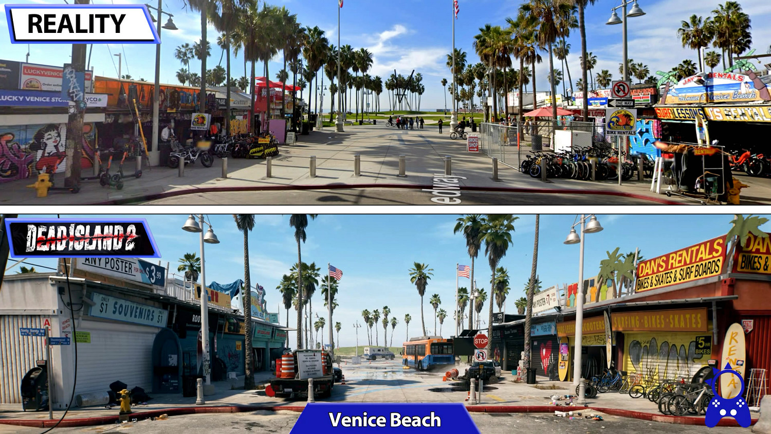 傻傻分不清楚!《死亡島2》遊戲環境 VS 現實世界地點 傻傻分不清楚!《死亡島2》遊戲環境 VS 現實世界地點