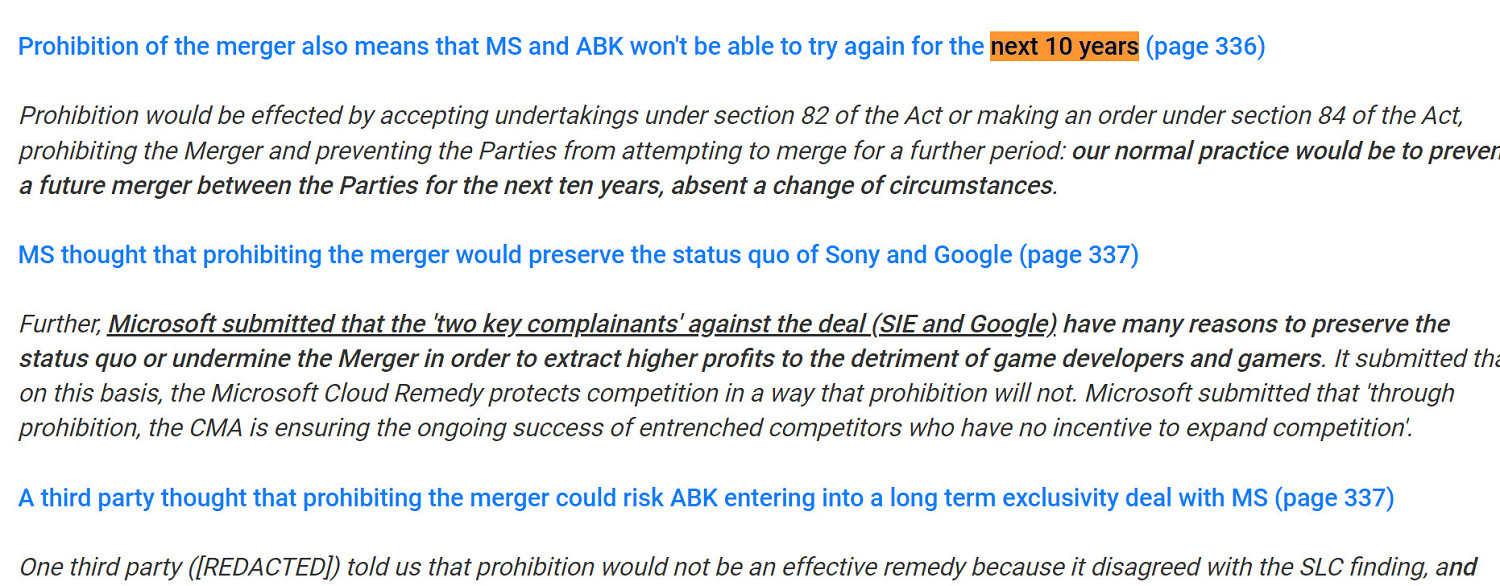 這波有點狠！CMA似乎禁止微軟未來10年收購動視暴雪