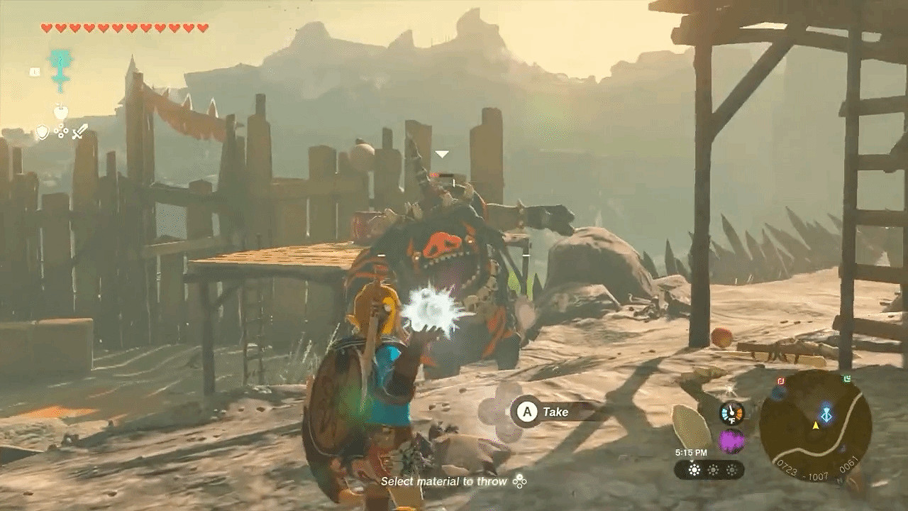 《王國之淚》曝新實機展示 可直接將材料投擲出去! 《王國之淚》曝新實機展示 可直接將材料投擲出去!