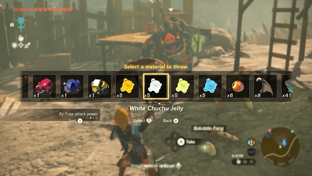 《王國之淚》曝新實機展示 可直接將材料投擲出去! 《王國之淚》曝新實機展示 可直接將材料投擲出去!