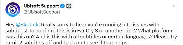 Steam《極地戰嚎3》刪除中文等語言支援 一周仍未修復