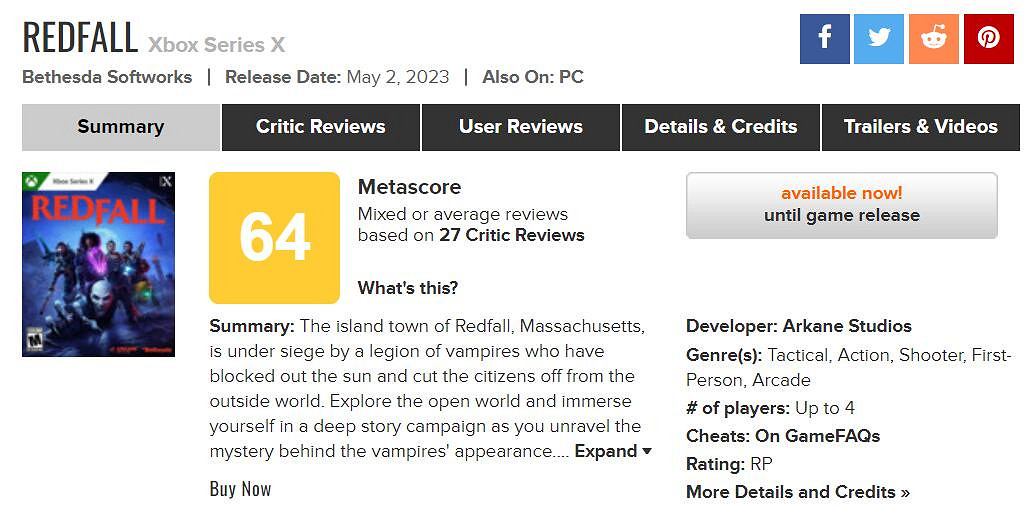 《紅霞島》M站媒體平均64分:玩法還行整體體驗不佳 《紅霞島》M站媒體平均64分:玩法還行整體體驗不佳