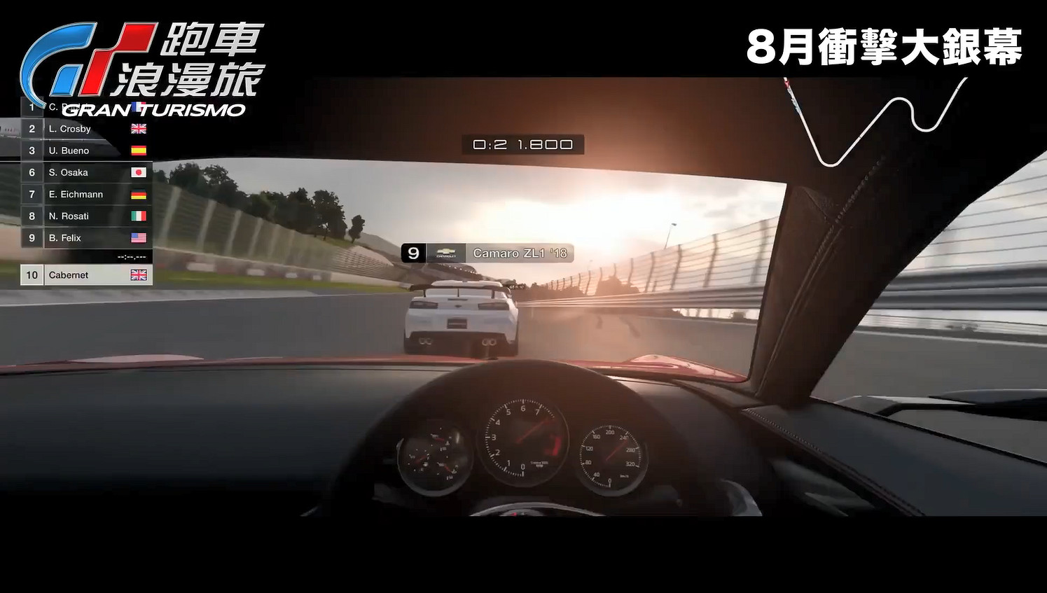 GT賽車真人電影《GT跑車浪漫旅》正式預告公開！