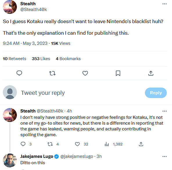 捨不得老任黑名單？Kotaku發布《王國之淚》偷跑內容