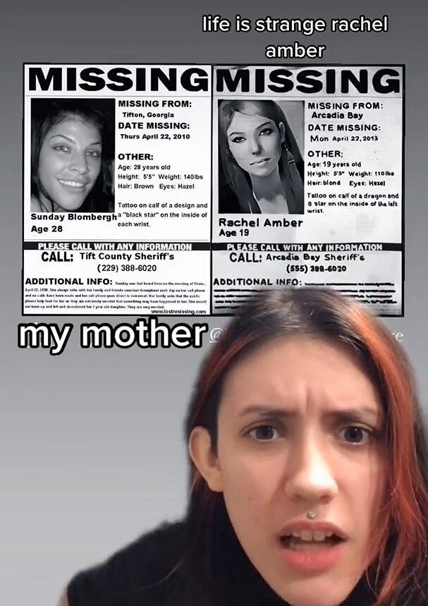 《奇異人生》失蹤被殺害的女孩似乎抄襲現實中的人物