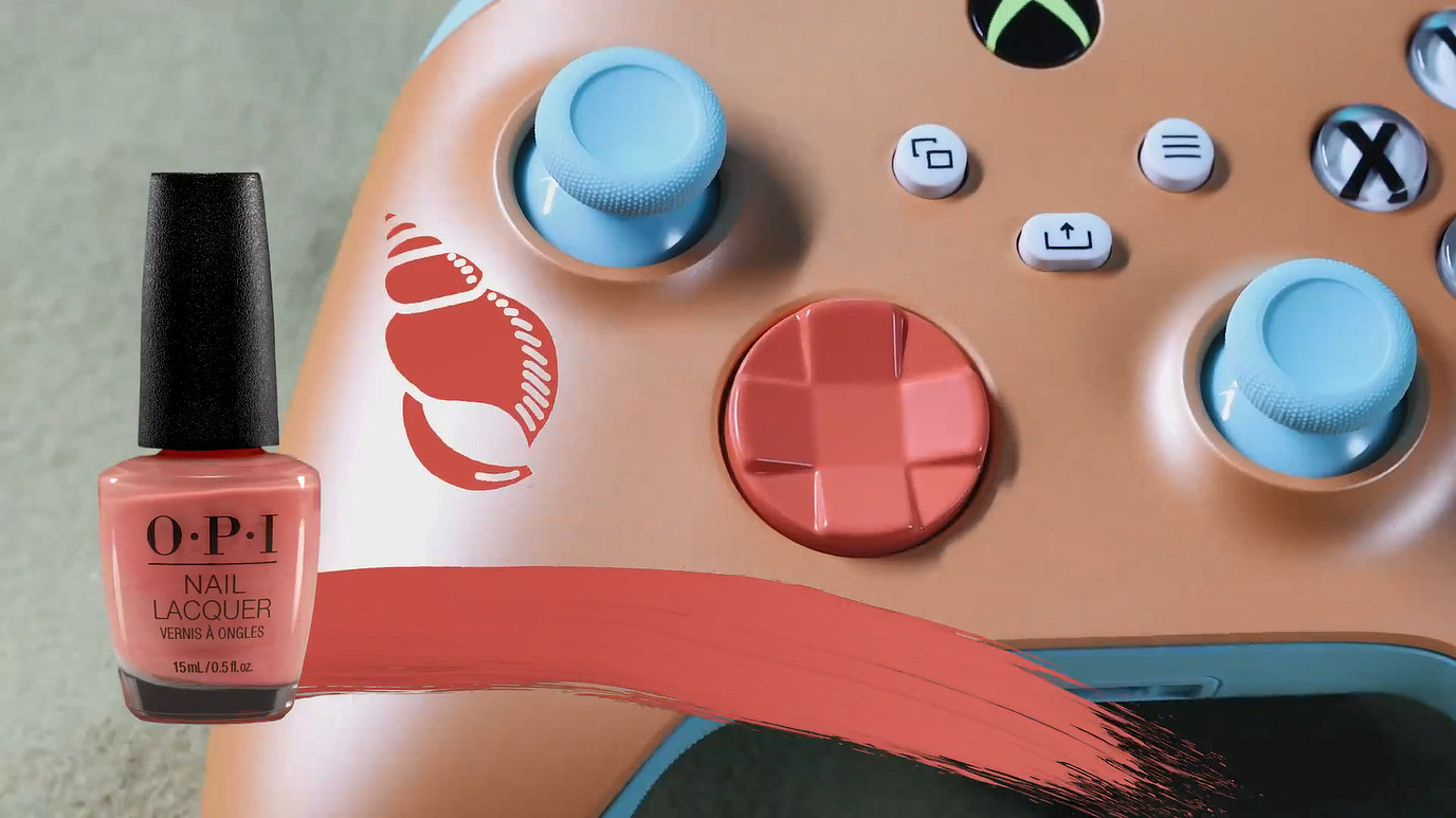 Xbox連動美妝品牌O·P·I推出新款特別無線手把！