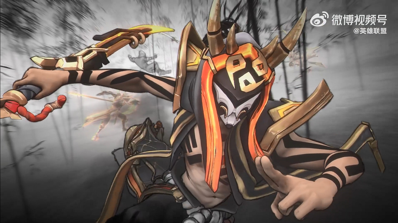 《LOL》新皮膚“墨之影”CG 測試服炫彩版展示公開！