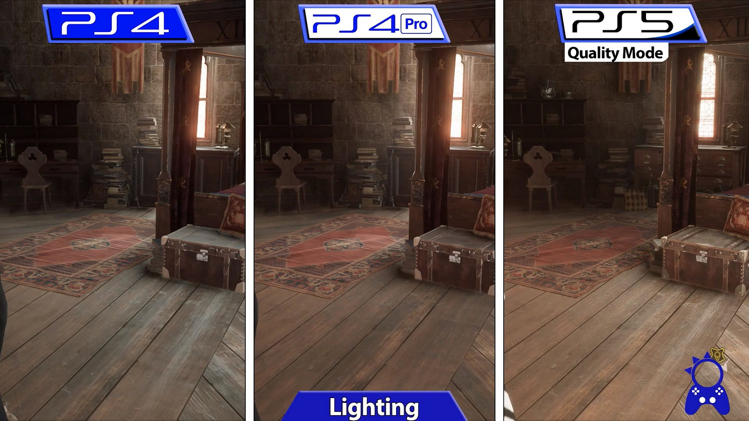 整體體驗很愉悅！《霍格華茲的傳承》PS4版本對比影片