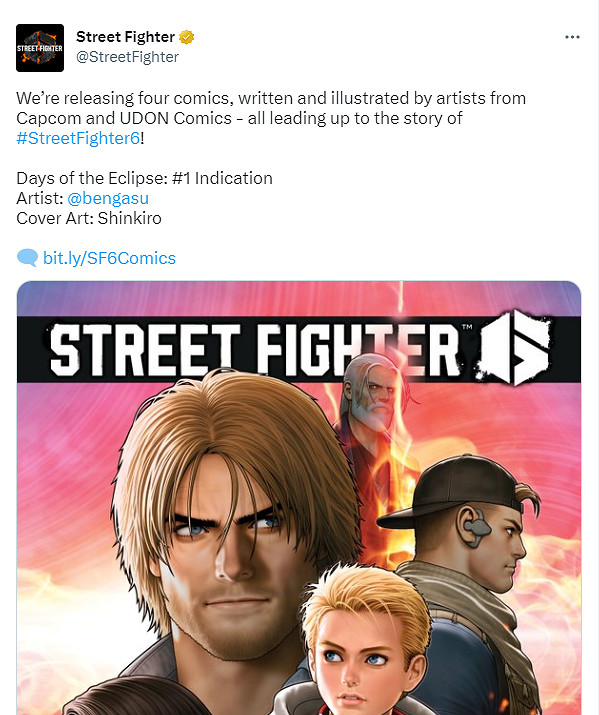 《快打旋風6》網路漫畫《蝕日》推出!本篇外傳故事 《快打旋風6》網路漫畫《蝕日》推出!本篇外傳故事