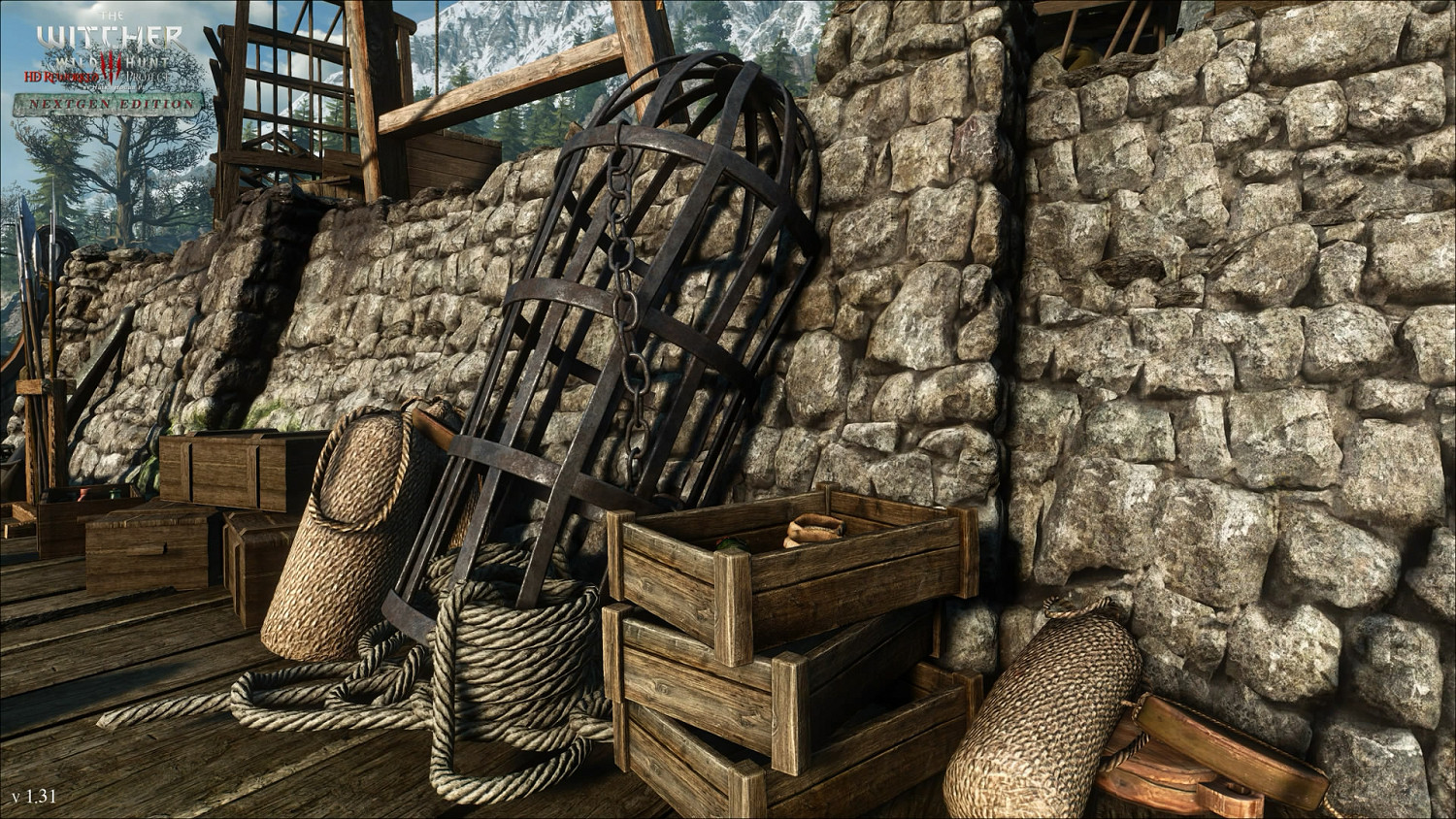 《巫師3:次世代版》高清重製MOD 最新畫面對比影片 《巫師3:次世代版》高清重製MOD 最新畫面對比影片