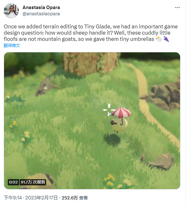 Steam沙盒建設新作《Tiny Glade》 可愛小羊讓玩家驚喜 Steam沙盒建設新作《Tiny Glade》 可愛小羊讓玩家驚喜