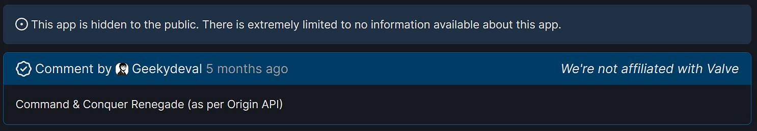 Steam後台出現大量EA經典老遊戲 還包括《紅警2》! Steam後台出現大量EA經典老遊戲 還包括《紅警2》!