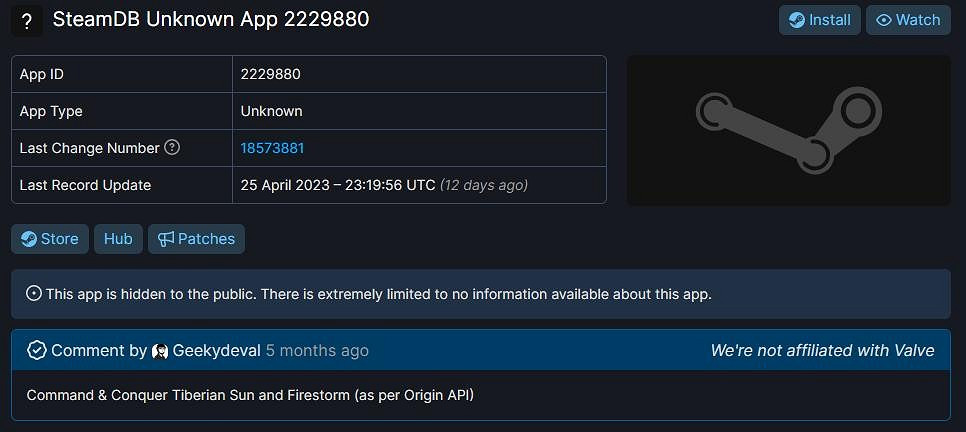大量EA經典遊戲現身Steam後台 包括《紅色警戒2》