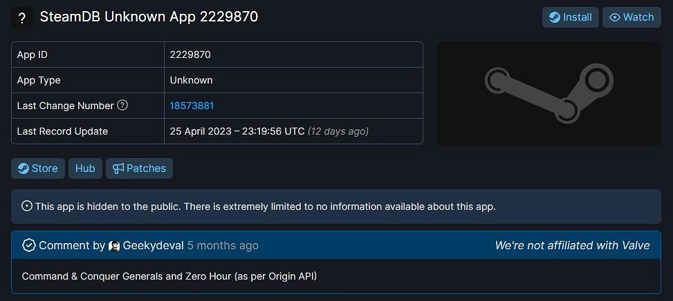 大量EA經典遊戲現身Steam後台 包括《紅色警戒2》